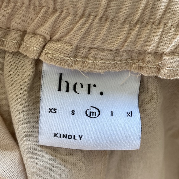 NWOT Kindly HER cotton shorts - Picture 4 of 6